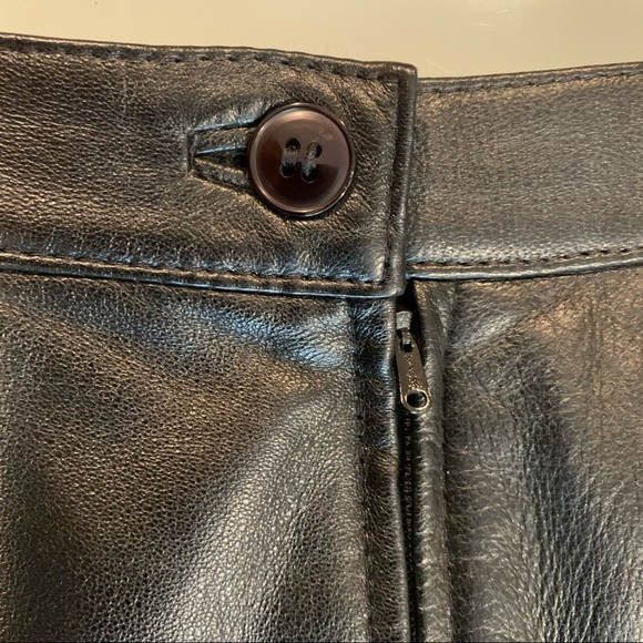 I Magnin 1980’s or earlier Fabulous Leather skirt made in Hong Kong - Picture 10 of 11